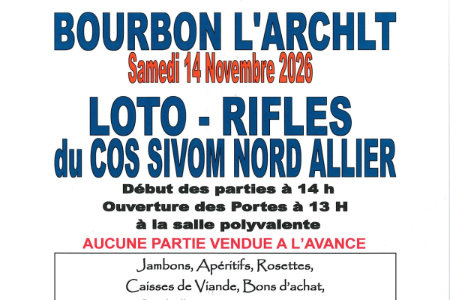 Loto Rifles 14 novembre